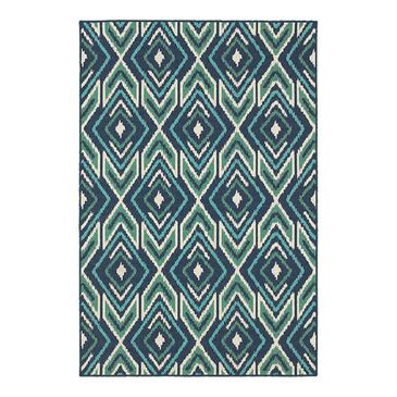 Oriental Weavers Meridian 2209B 2"3" x 7"6" Navy Runner, , large