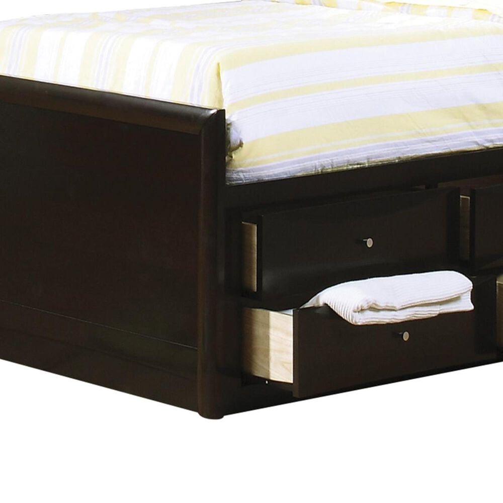 at HOME Phoenix  Twin Bookcase Bed with Underbed Storage, , large