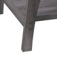 CorLiving Hollywood Coffee Table with Curved Legs in Dark Grey, , large