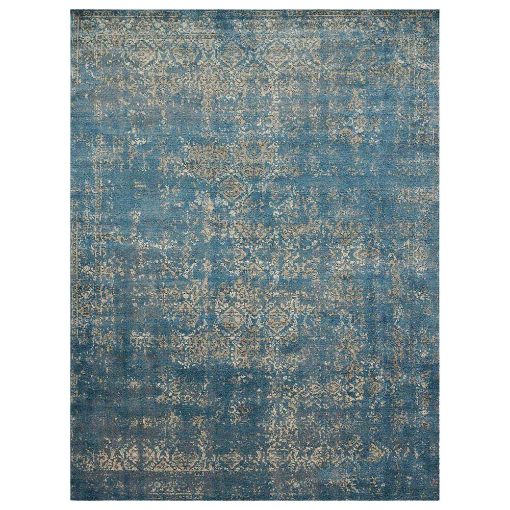 Loloi Millennium MV-05 3"7" x 5"7" Blue and Taupe Area Rug, , large