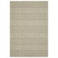 Oriental Weavers Tortuga TR02A 5"3" x 7"3" Beige and Black Area Rug, , large