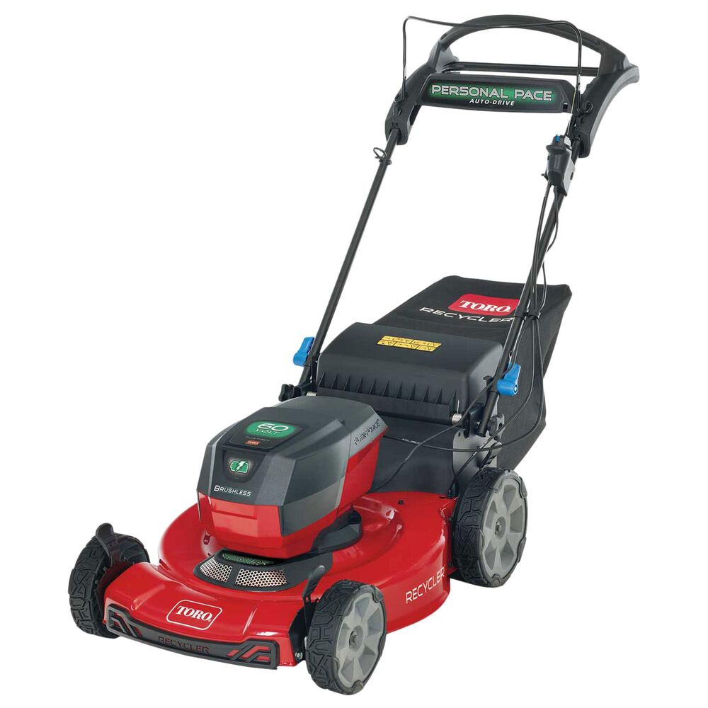 Toro 22" Max Electric Battery-Powered SmartStow Personal Pace Auto-Drive High Wheel Lawn Mower, , large