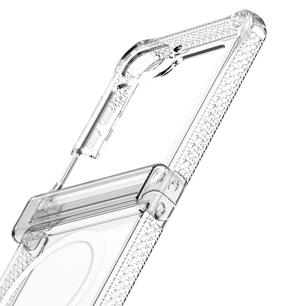 Flip 5 with clear case with hinge protection : r/galaxyzflip