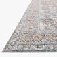 Loloi II Odette 9"2" x 13" Sky and Rust Area Rug, , large