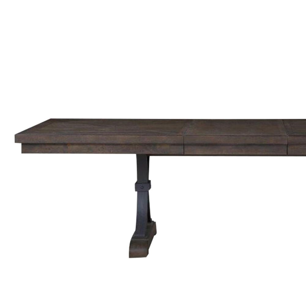 Frankfurt Furniture Revolution Rectangular Dining Table in Dark Gray - Table Only, , large