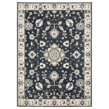 Oriental Weavers Ellington 5"3" x 7"6" Blue and Beige Area Rug, , large