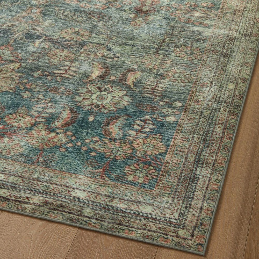 Magnolia Home Banks 2&#39;3&quot; x 3&#39;9&quot; Ocean and Spice Area Rug, , large