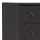 Hooker Furniture Big Sky Bachelor Chest in Charred Timber and Dark Brushed Bronze, , large