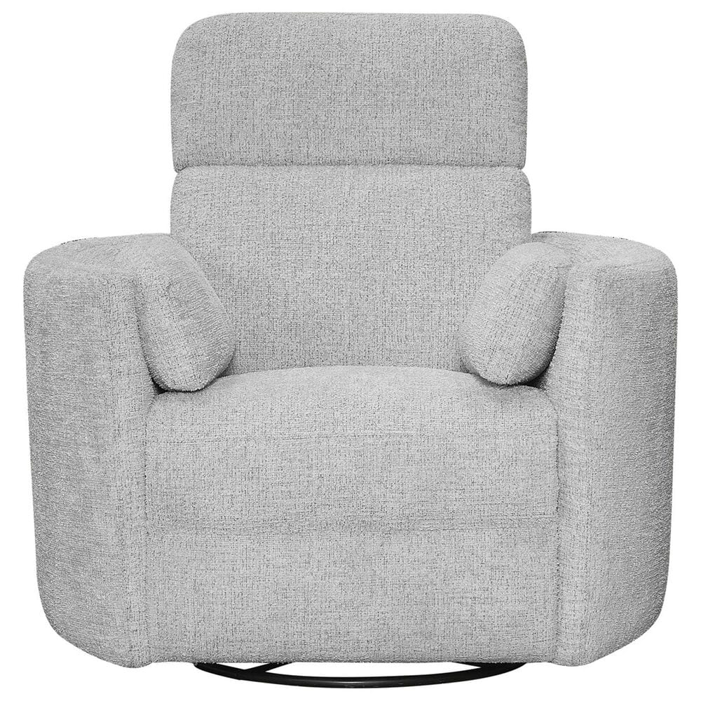 Simeon Collection Radius Manual Swivel Glider Recliner in Angora Linen, , large