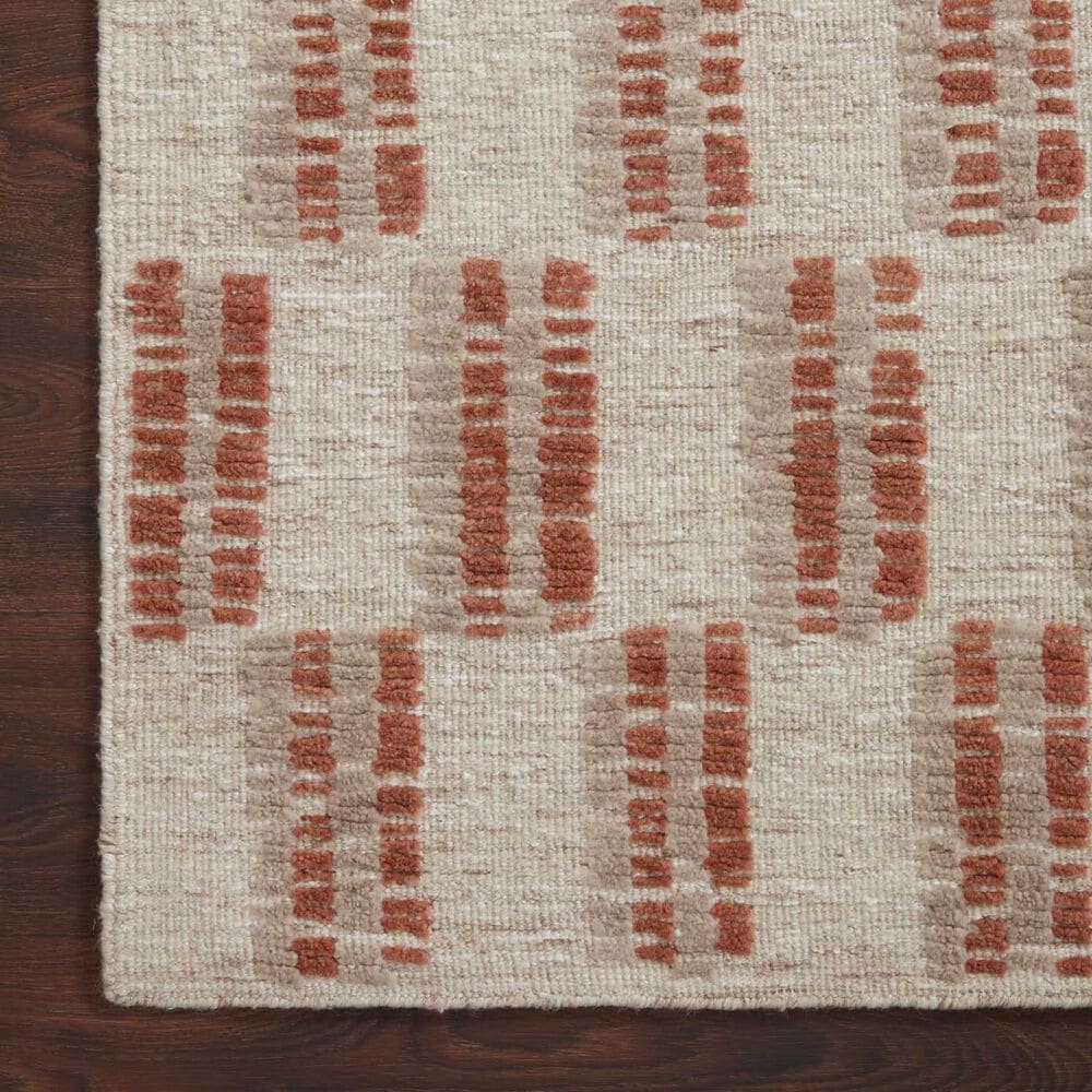 Loloi Harrison 2&#39; x 3&#39; Beige and Rust Area Rug, , large