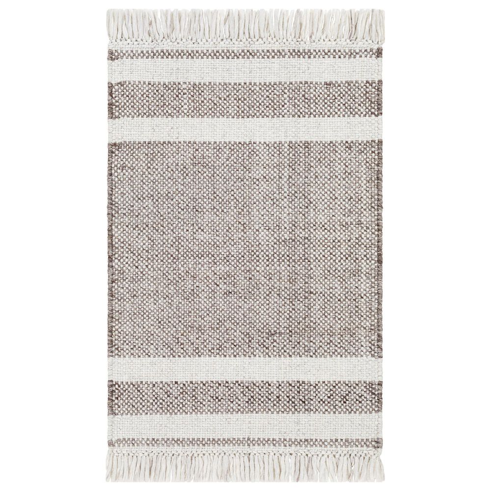 Surya Primrose PRM-2301 2" x 3" Light Grey, Taupe, Sage, Ivory, Beige and Charcoal Area Rug, , large