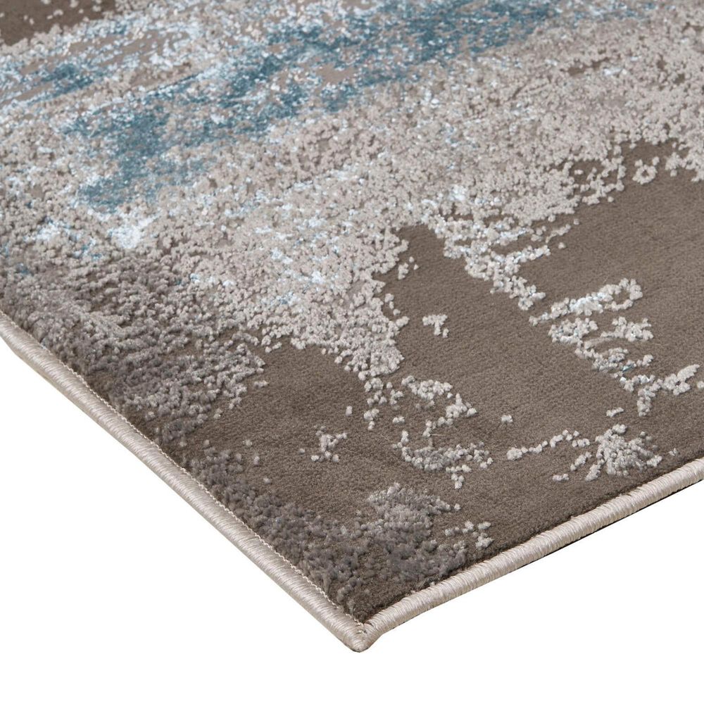 Feizy Rugs Azure 8&#39; x 10&#39; Beige and Blue Area Rug, , large