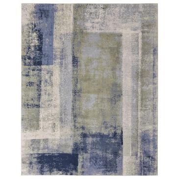 Feizy Rugs Clio 12" x 15" Blue and Green Area Rug, , large