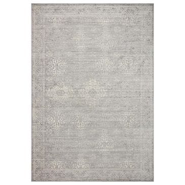 Loloi Indra 2"6" x 8" Silver and Ivory Runner, , large