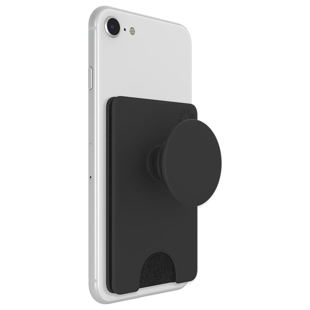 PopSockets PopWallet Plus Case with PopGrip in Black, , large