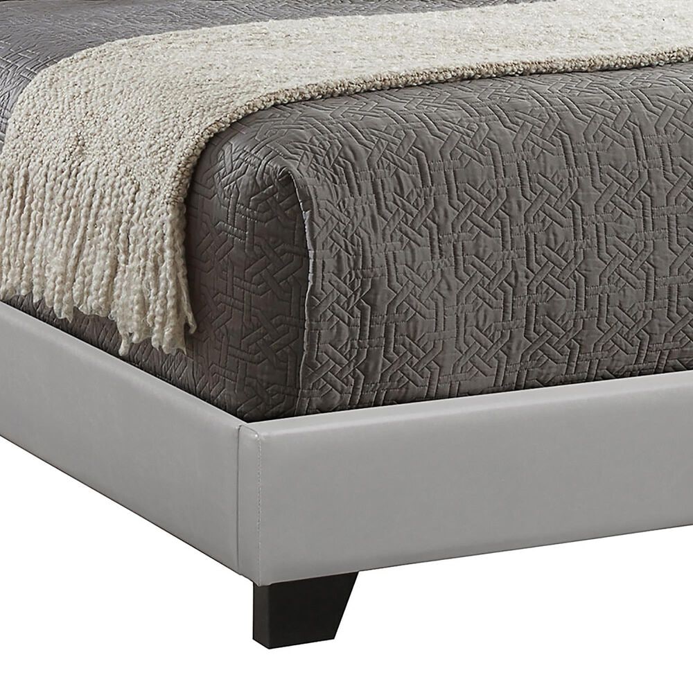 Pacific Landing Dorian Cal King Upholstered Bed in Grey, , large