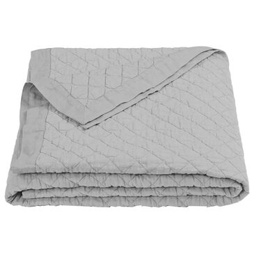 HiEnd Accents Diamond King Quilt in Gray, , large