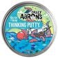 Crazy Aaron"s Thinking Putty Seven Seas Silicone in Blue, , large