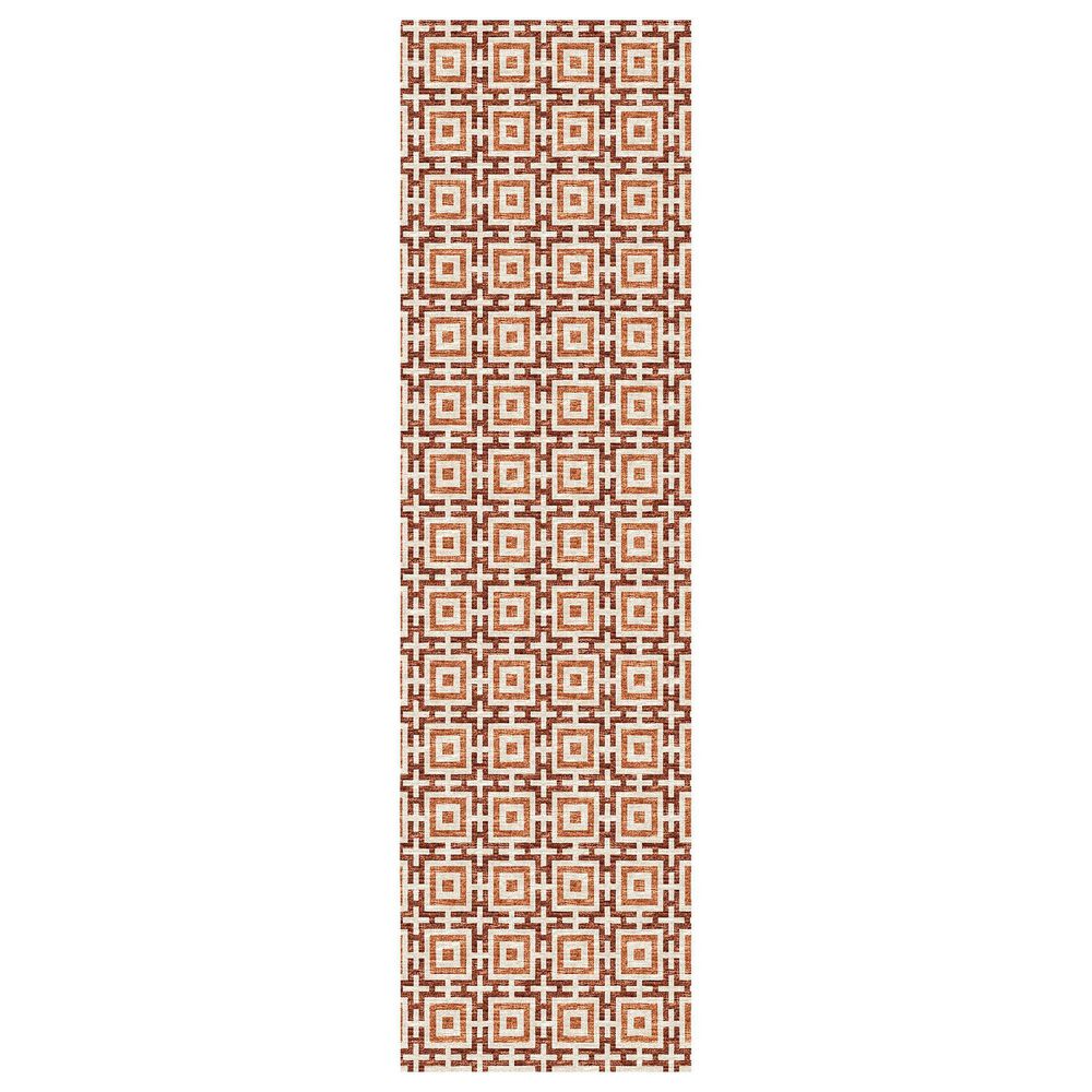 Dalyn Rug Company Marlo 2"3" x 7"6" Paprika Indoor/Outdoor Runner, , large