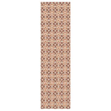 Dalyn Rug Company Marlo 2"3" x 7"6" Paprika Indoor/Outdoor Runner, , large