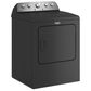 Whirlpool 7.0 Cu. Ft. Front Load Gas Dryer with Steam-Enhanced Cycles in Volcano Black, , large