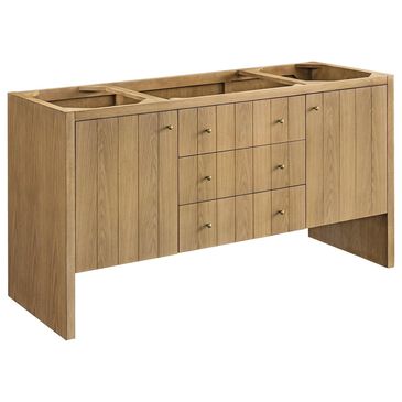 James Martin Hudson 60" Single Bathroom Vanity in Light Natural Oak, , large