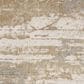 Feizy Rugs Aura 3567F 2"10" x 7"10" Beige and Gold Runner, , large