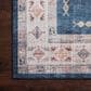 Loloi II Heidi 3"6" x 5"6" Denim and Blush Area Rug, , large