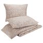 Peking Handicraft Abrazo 3-Piece Full/Queen Quilt Set in Taupe, Dove Grey and Off-White, , large