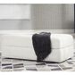 Signature Design by Ashley Karinne Oversized Accent Ottoman in Linen, , large