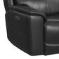 Flexsteel Crew Power Reclining Loveseat with Console, Power Headrests and Lumbar in Raven, , large