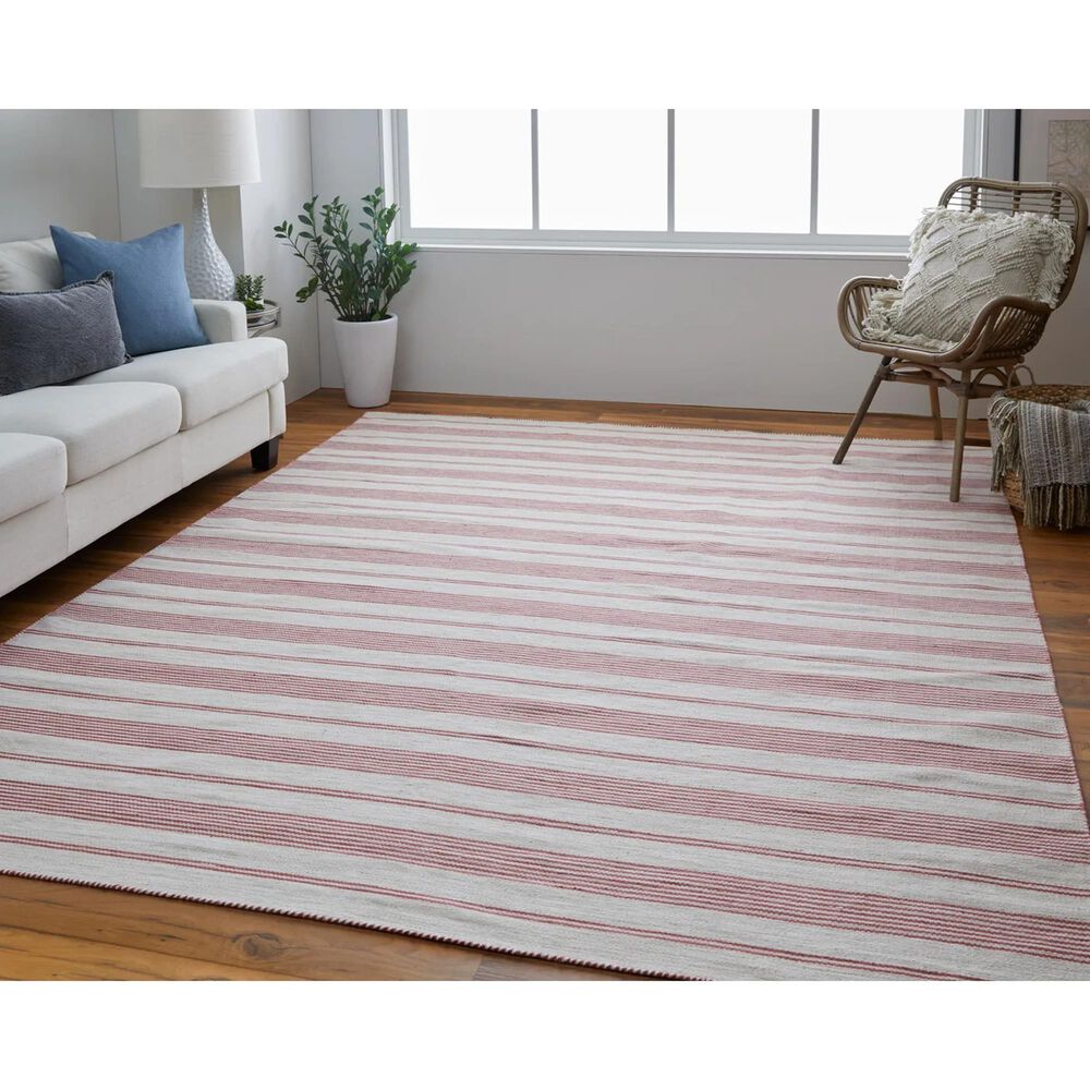 Feizy Rugs Duprine 8&#39; x 11&#39; Red Area Rug, , large