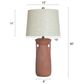 Flair Industries Arlo Table Lamp in Terracotta, , large