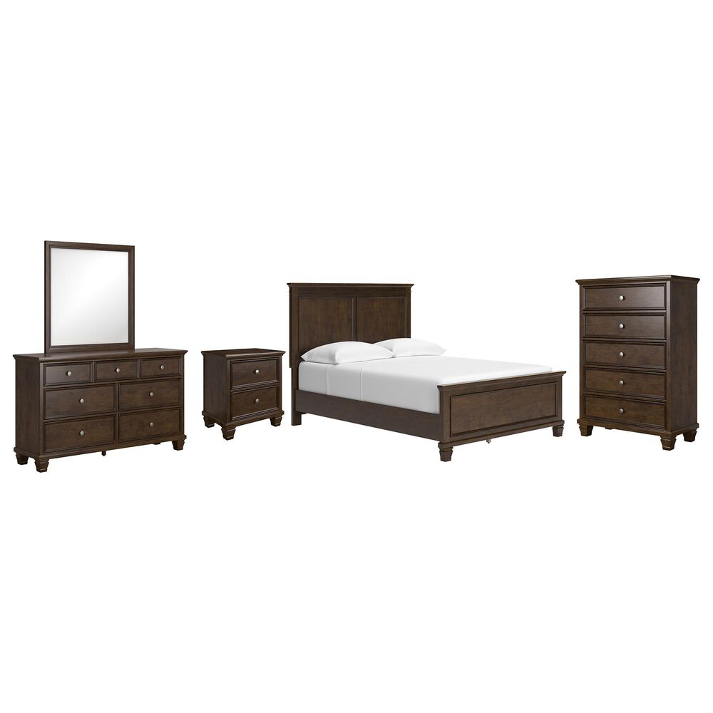 Signature Design By Ashley Danabrin 5 Piece Full Panel Bedroom Set In Brown Nfm 