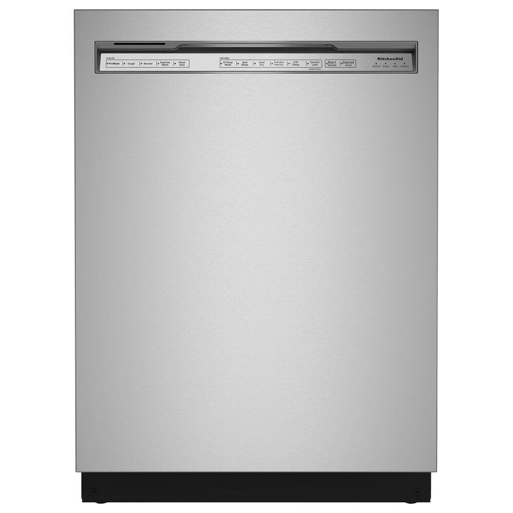 KitchenAid 24" Built-In Pocket Handle Dishwasher with 39 Decibel in Stainless Steel, , large