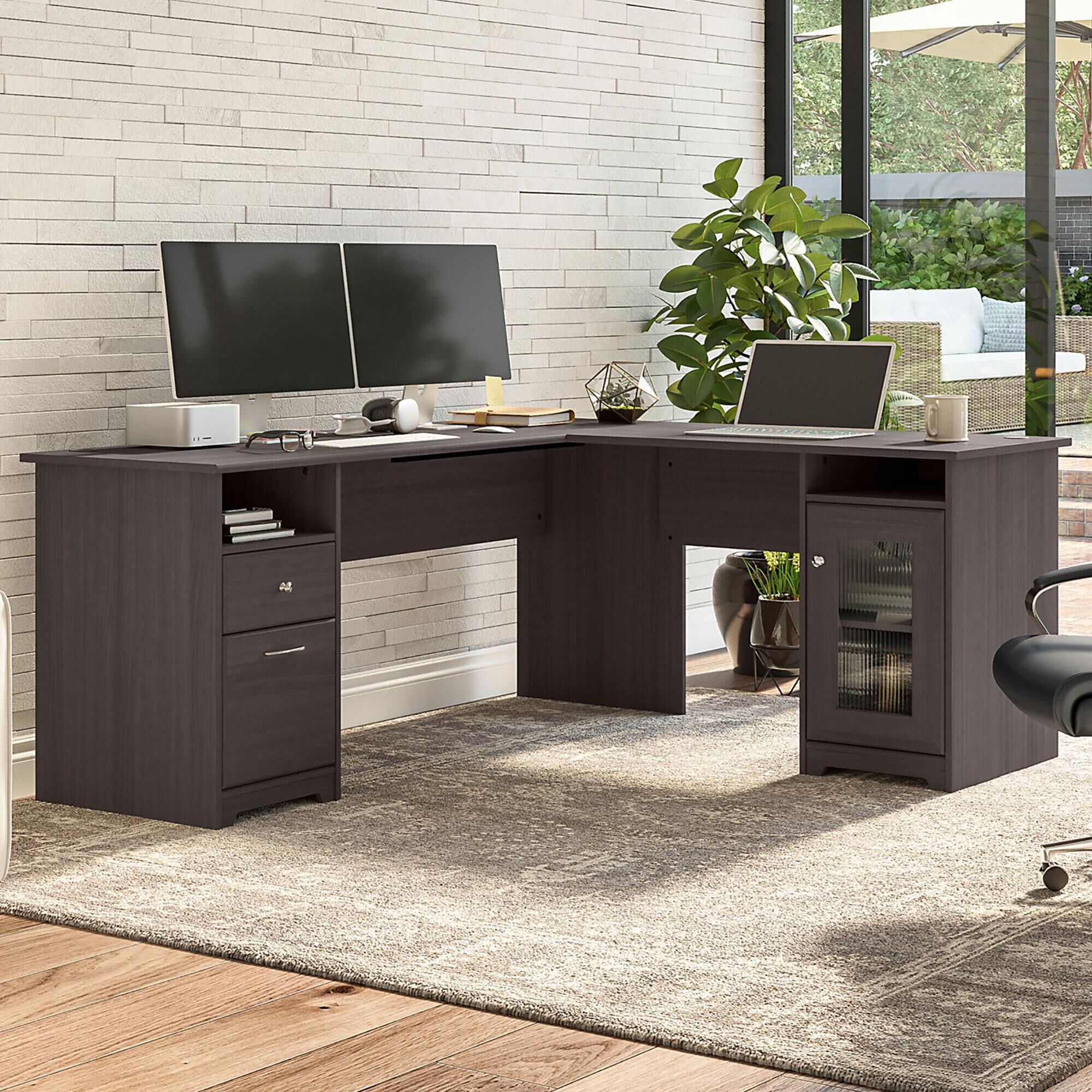 72 inch desk with storage