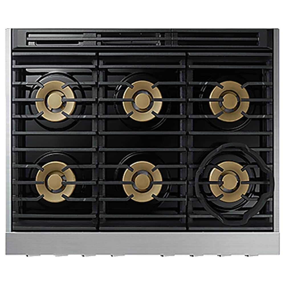 Dacor 36&quot; Professional Dual Fuel Range in Silver Stainless Steel, , large