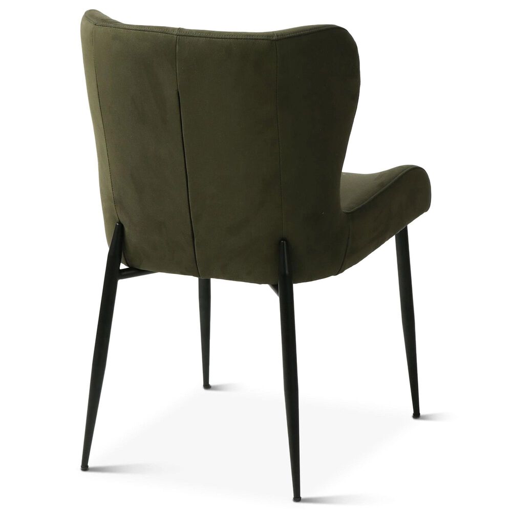 Home Trends &amp; Design Jennifer Side Chair in Green, , large