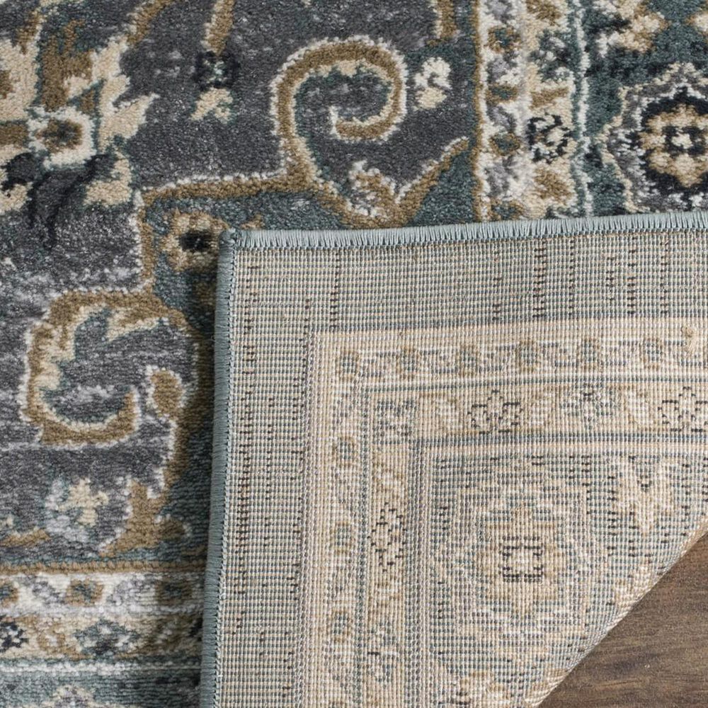 Safavieh Lyndhurst 2&#39;3&quot; x 12&#39; Teal and Grey Runner, , large