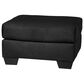 Signature Design by Ashley Darcy Standard Ottoman in Black, , large