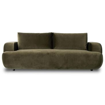 Four Hands Centrale Benito Stationary Sofa in Surrvey Olive, , large