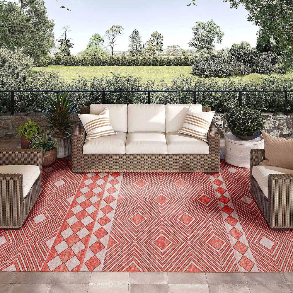 Dalyn Rug Company Sedona SN1 10&#39; x 14&#39; Paprika Indoor/Outdoor Area Performance Rug, , large