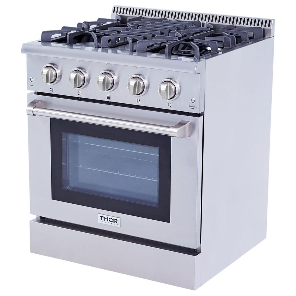 Thor Kitchen 30&quot; Freestanding Professional Liquid Propane Range in Stainless Steel, , large