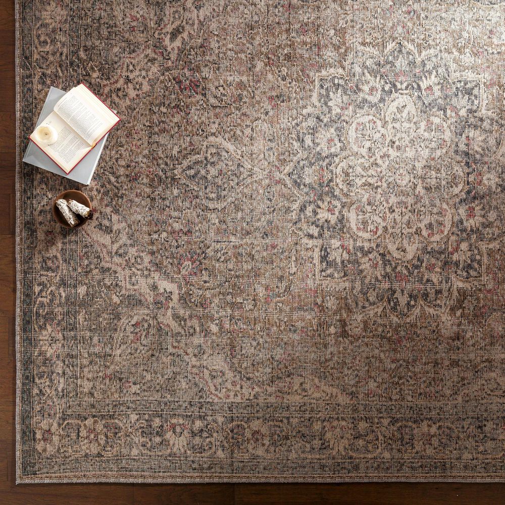 Surya Colin 5&#39;3&quot; x 7&#39;3&quot; Dusty Sage, Olive, Red, Black and Beige Area Rug, , large