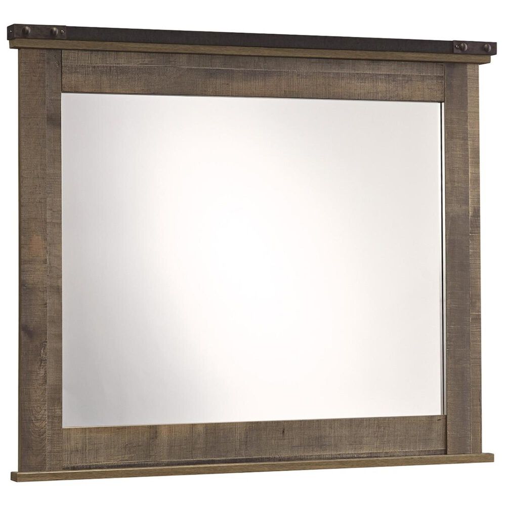 Little Dreamer Trinell Rectangular Mirror in Brown, , large