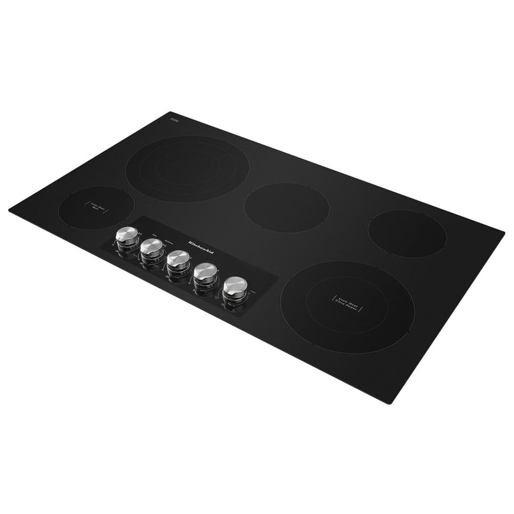 KitchenAid 36&quot; Electric Cooktop in Stainless Steel, , large