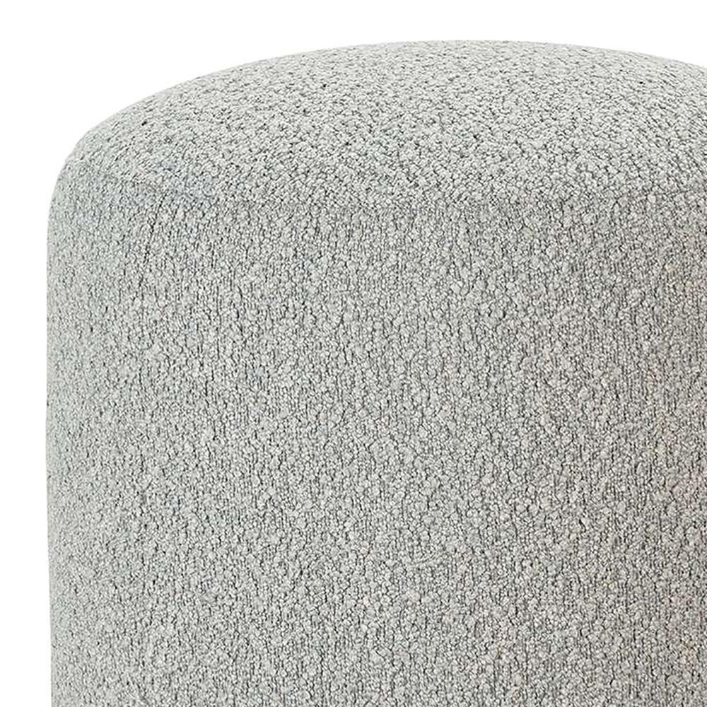 Rowe Furniture Cleo 17&quot; Round Ottoman in Grey, , large