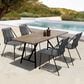 Blue River Koala and Clip 5-Piece Patio Dining Set in Black, Gray and Light Eucalyptus, , large