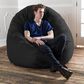 Jaxx 6" Cocoon Large Bean Bag Chair in Black, , large