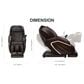 Osaki AmaMedic Hilux 4D Premium Massage Chair in Brown, , large